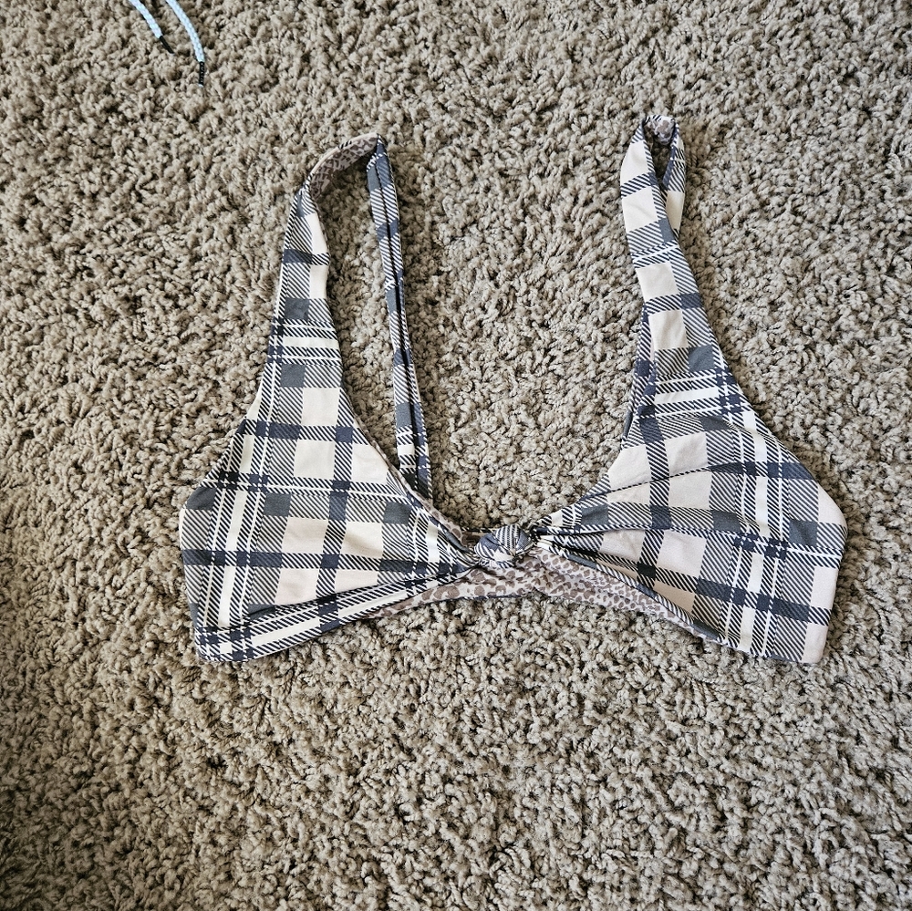 Acacia Swimwear Animal Print Bikini Top